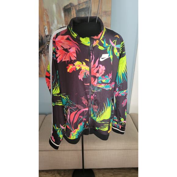 Nike Sportswear NSW Floral Printed Jacket Men's Size Large - Picture 1 of 6